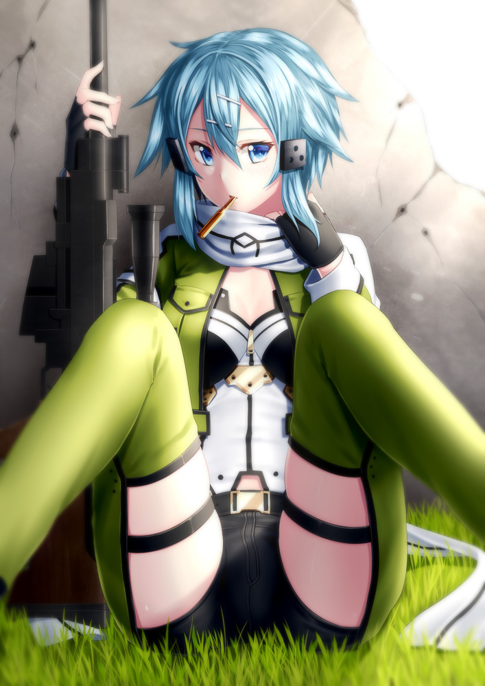 gun, gun_gale_online, kai_(link2262), sinon, sword_art_online