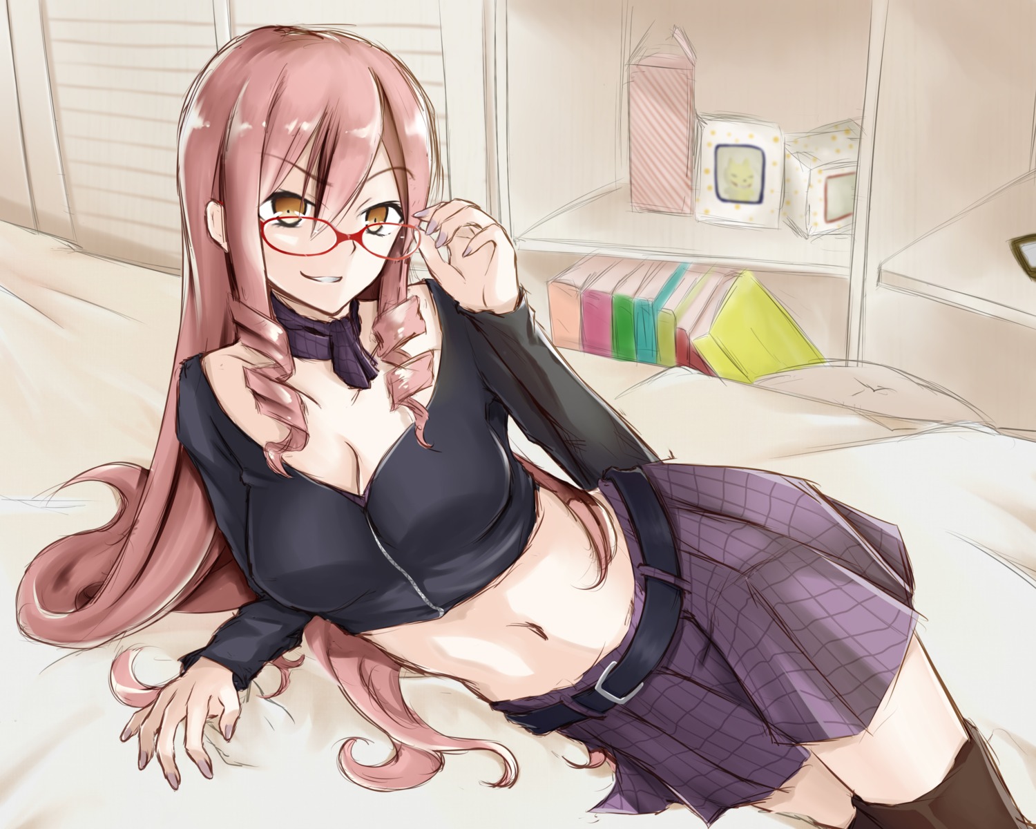 akuma_no_riddle, centon, inukai_isuke, megane, thighhighs