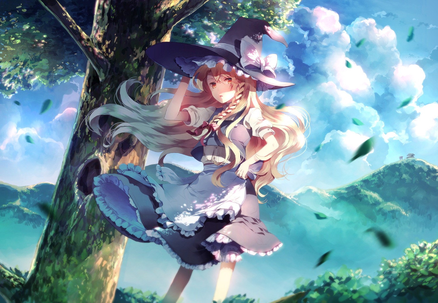 dress, kirisame_marisa, sunakumo, touhou, witch