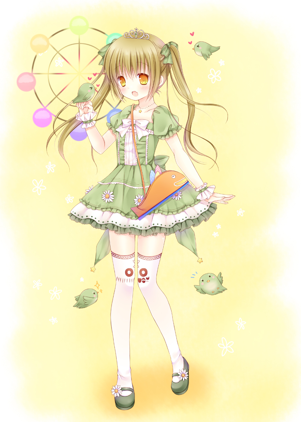 dress, mizuse_ruka, thighhighs