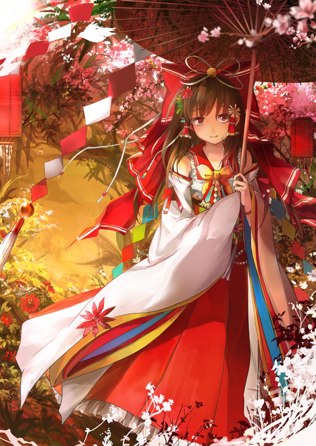 hakurei_reimu, miko, mimi_n, touhou