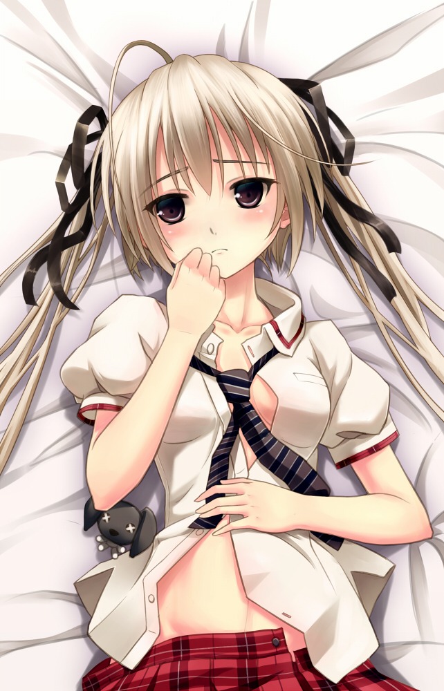 kasugano_sora, seifuku, undressing, xiaoyin_li, yosuga_no_sora