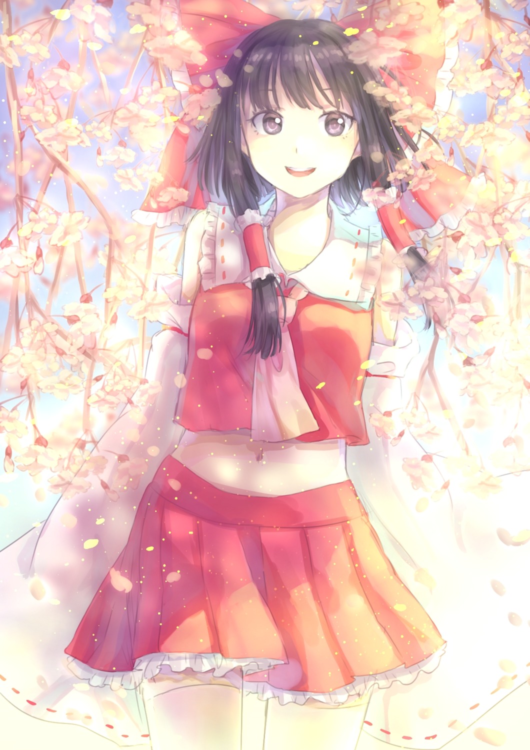 hakurei_reimu, shinigami, thighhighs, touhou