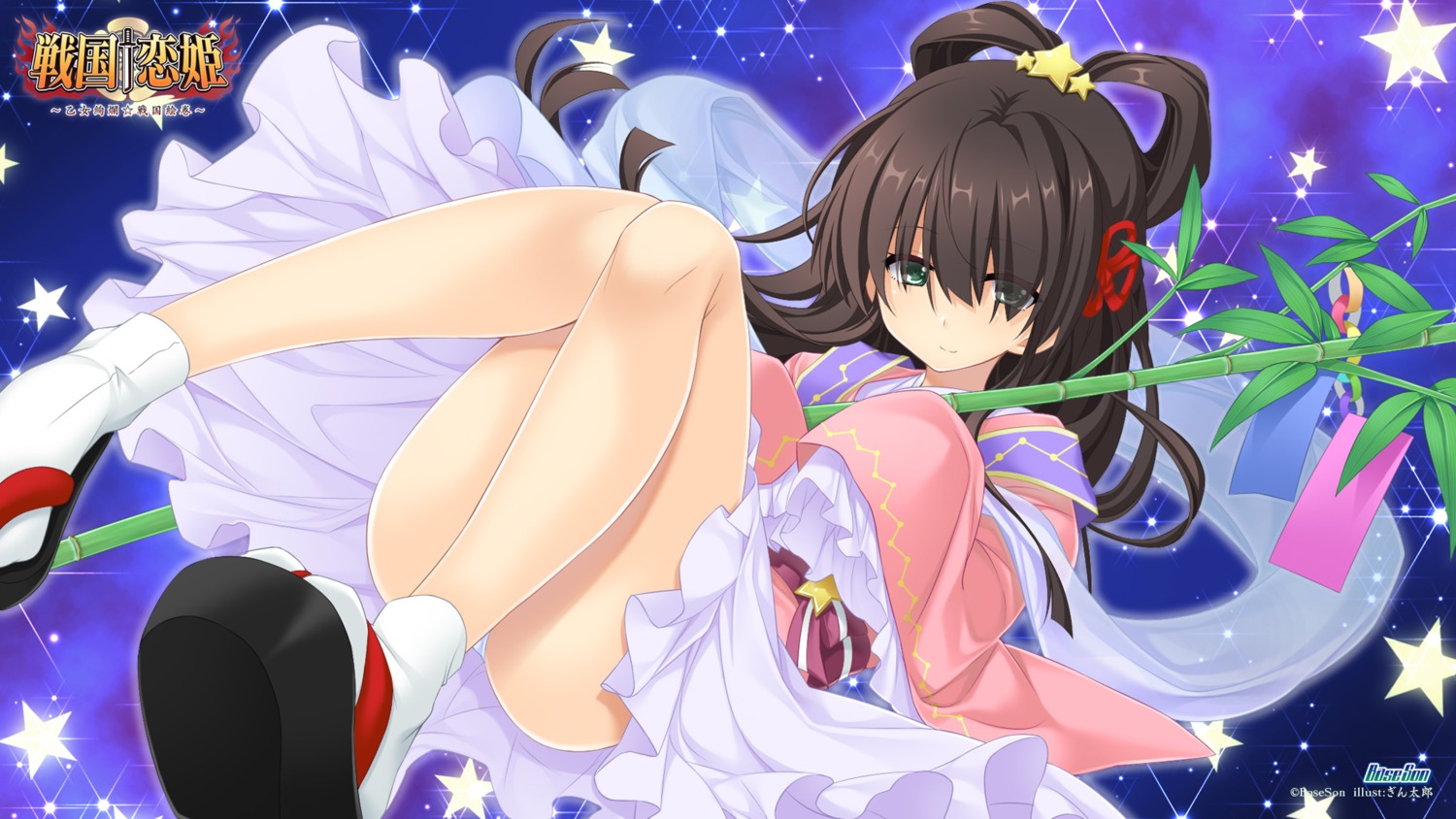 baseson, gintarou, pantsu, sengoku_koihime, takenaka_shino_shigeharu, wallpaper