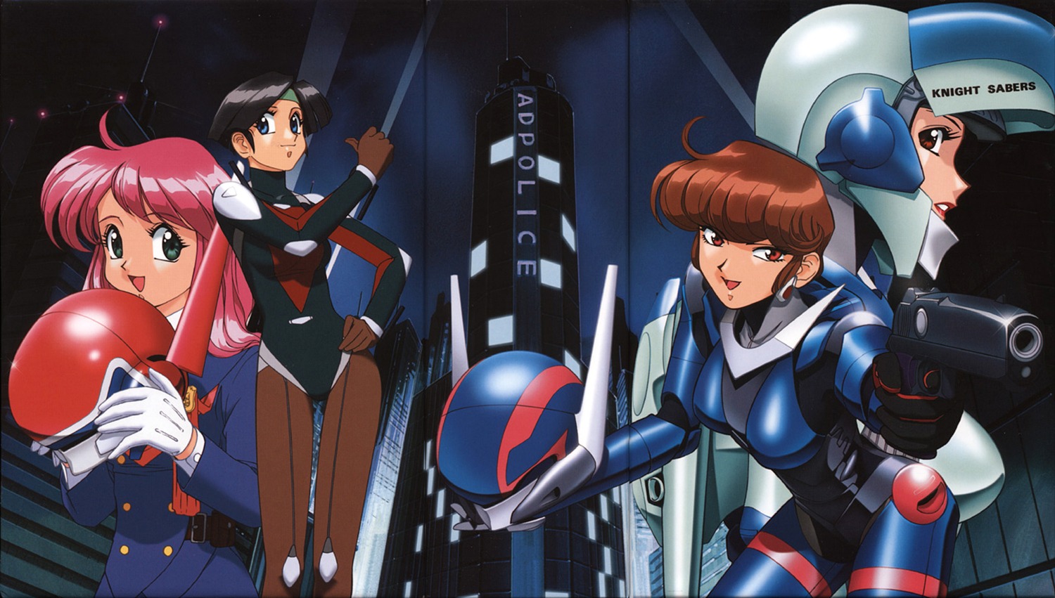 asagiri_priscilla, bubblegum_crisis, nene_romanova, sonoda_kenichi, sylia_stingray, yamazaki_linna