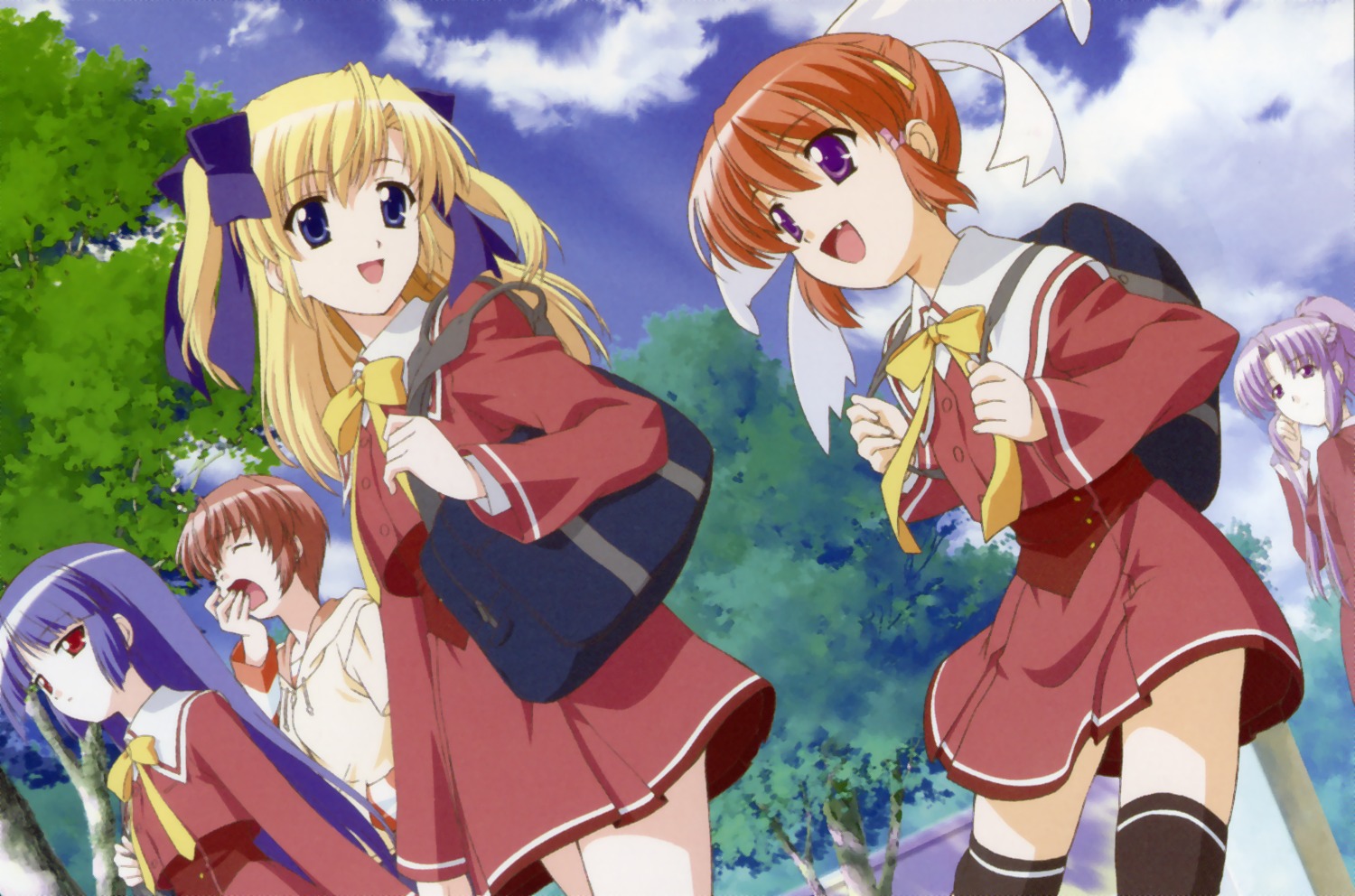 canvas_2, hagino_kana, housen_elis, kikyou_kiri, misaki_sumire, saginomiya_saya, seifuku