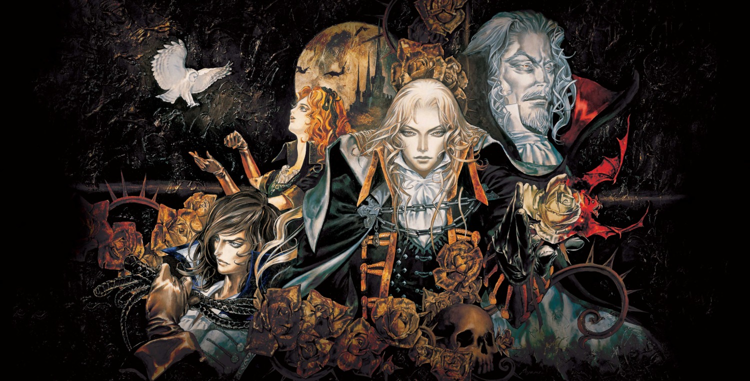 alucard_(castlevania), castlevania, castlevania:_symphony_of_the_night, dracula, kojima_ayami, konami, maria_renard, richter_belmont