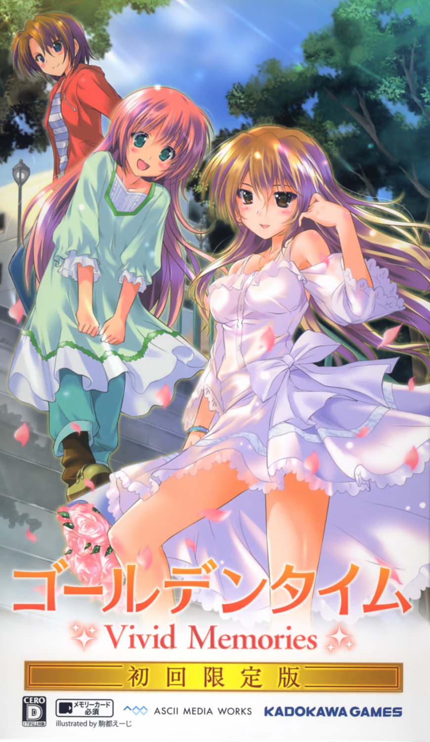 golden_time, hayashida_nana, kaga_kouko, komatsu_e-ji, oka_chinami