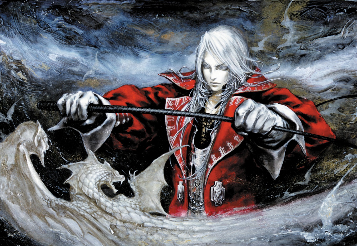 castlevania, castlevania:_harmony_of_dissonance, juste_belmont, kojima_ayami, konami, male, weapon