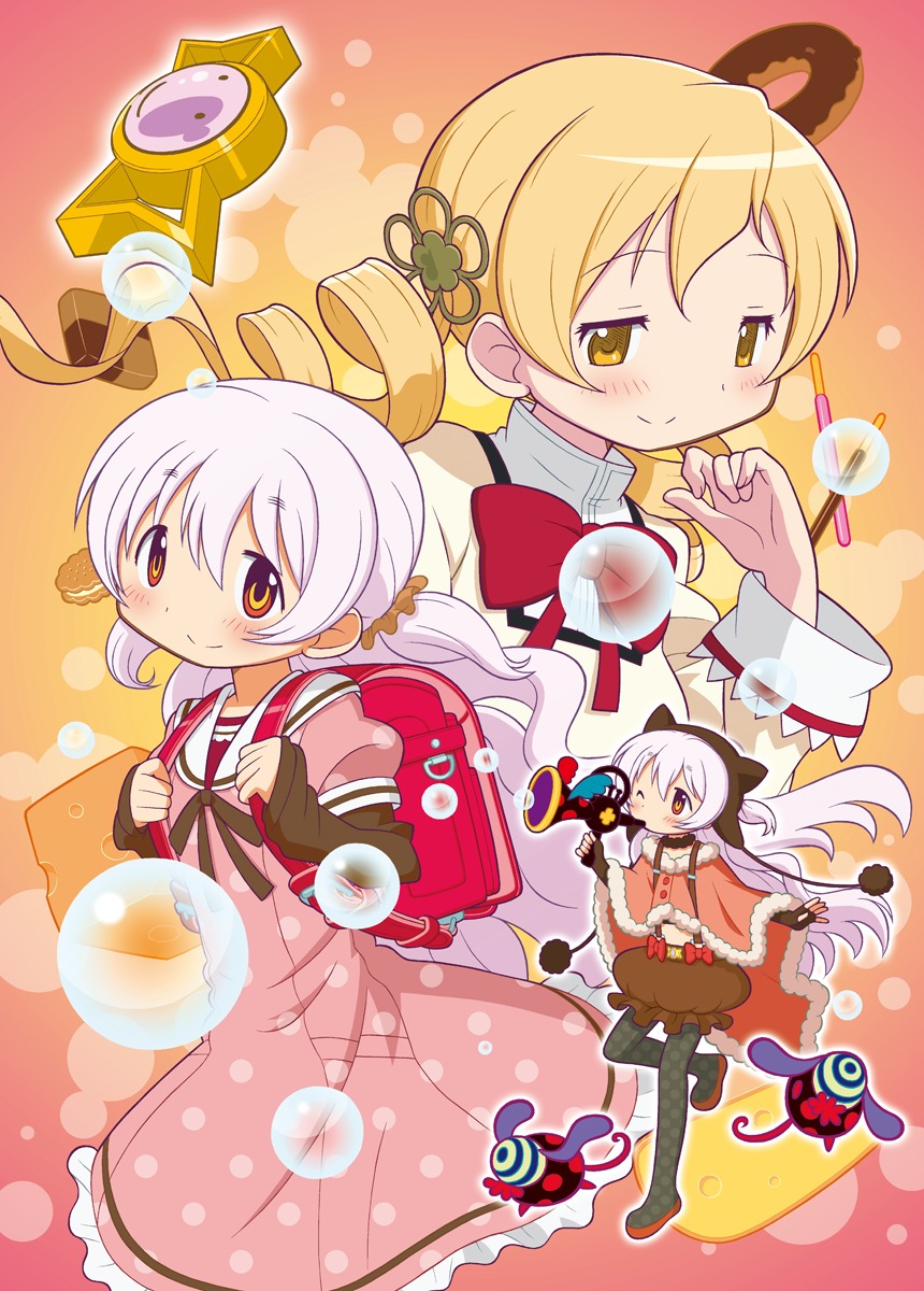 gecchu, mahou_shoujo_madoka_magica, momoe_nagisa, tomoe_mami