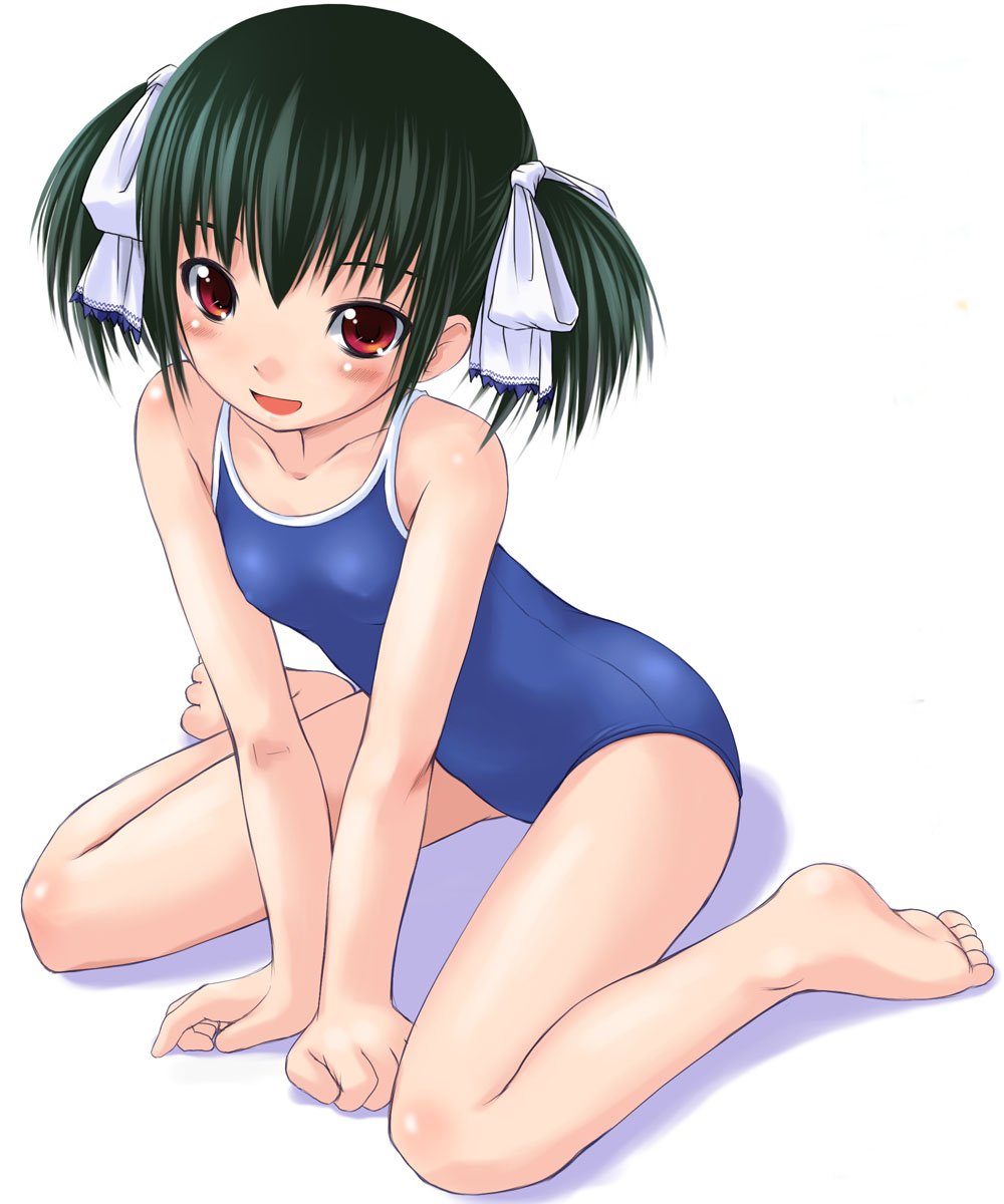bosshi, feet, school_swimsuit, swimsuits, yu