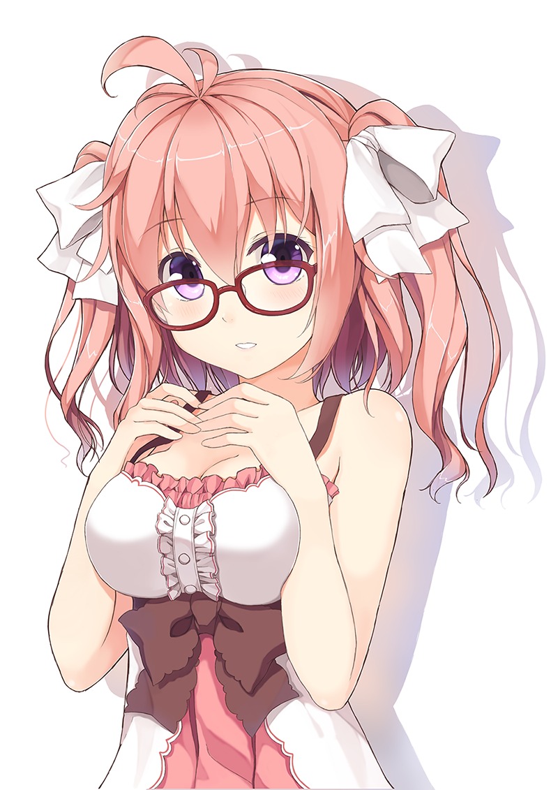 cleavage, megane, terras