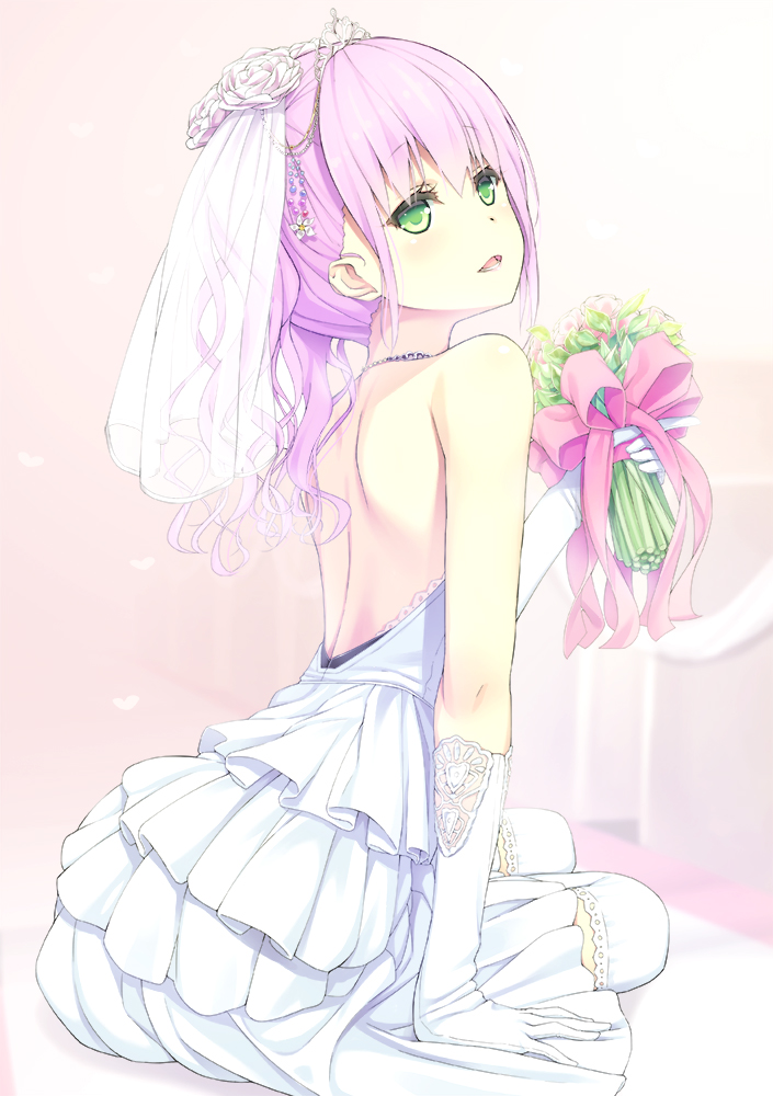 dress, pellagra, thighhighs, wedding_dress