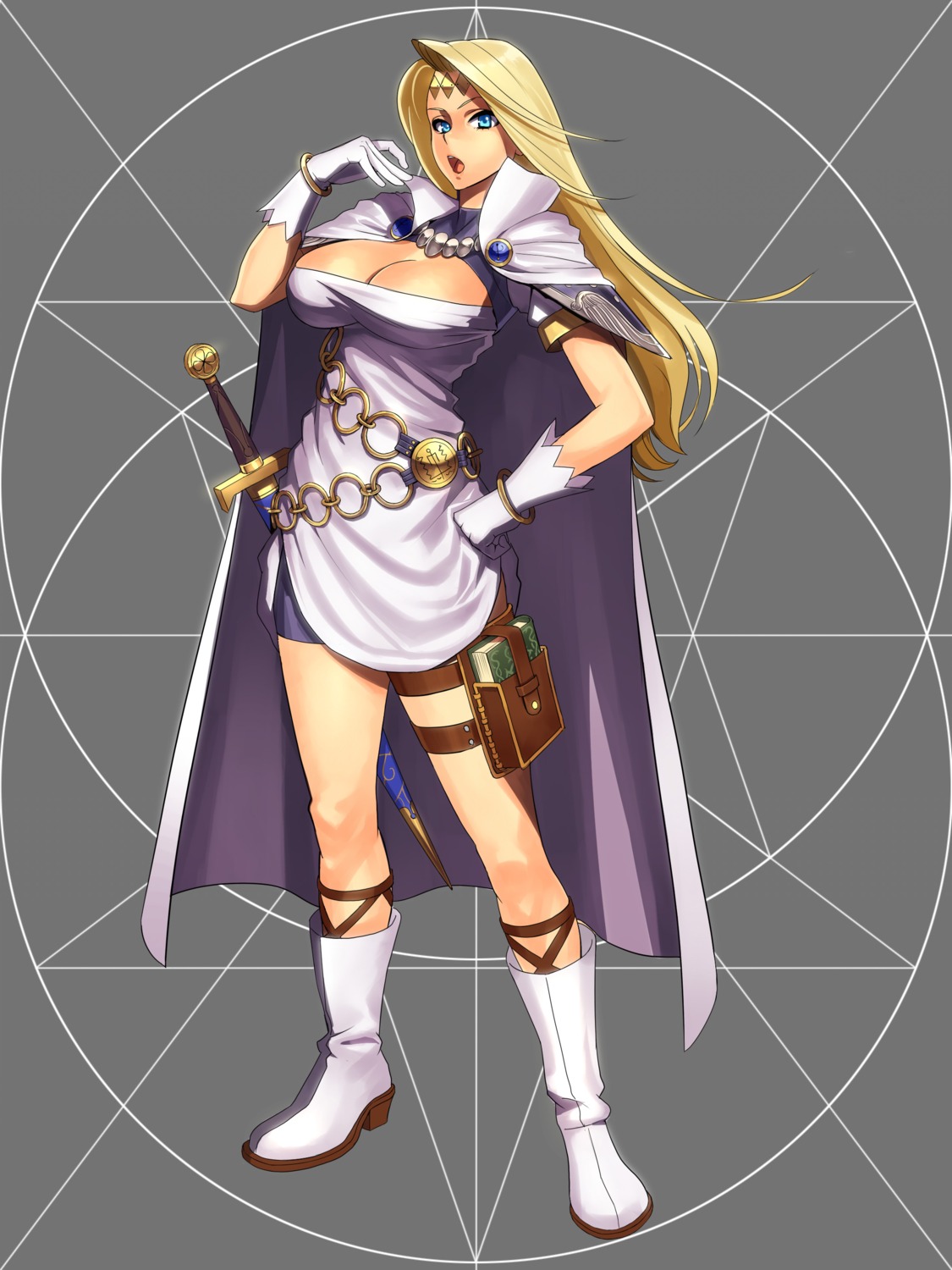 cleavage, ogami, sword