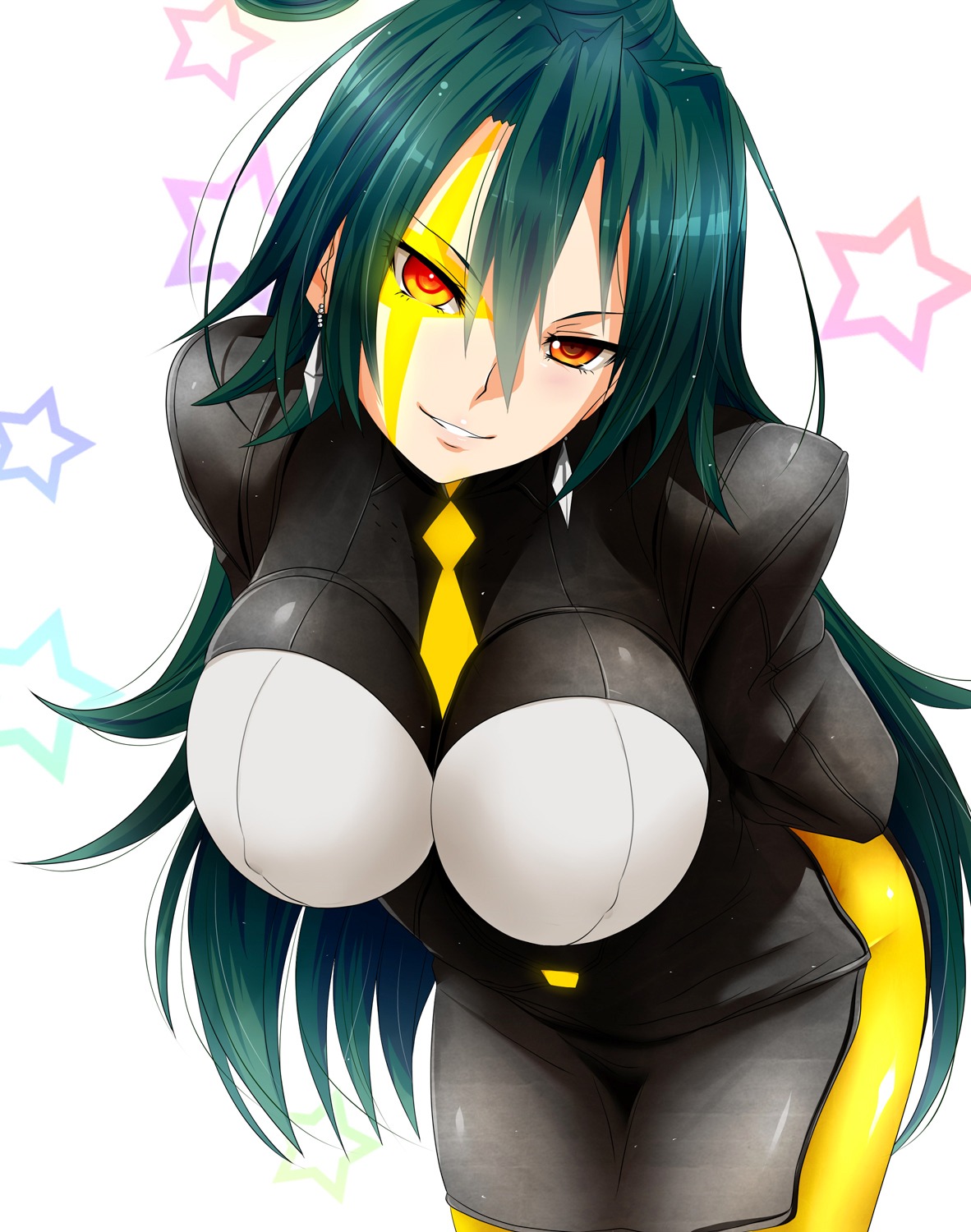 anthropomorphization, bodysuit, h.t.k, ultra_kaijuu_gijinka_keikaku, ultraman, zetton_seijin