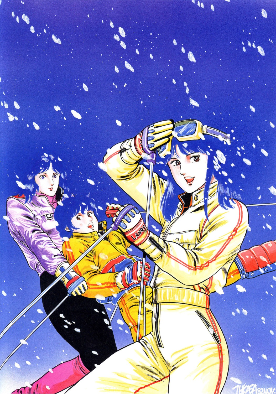 cat's_eye, kisugi_ai, kisugi_hitomi, kisugi_rui