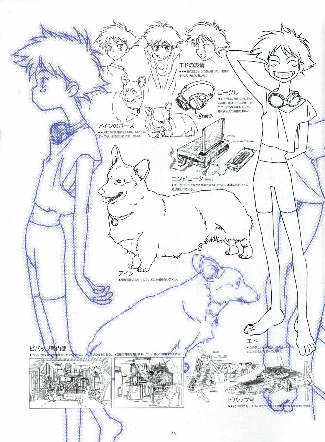 cowboy_bebop, edward, ein_(cowboy_bebop)