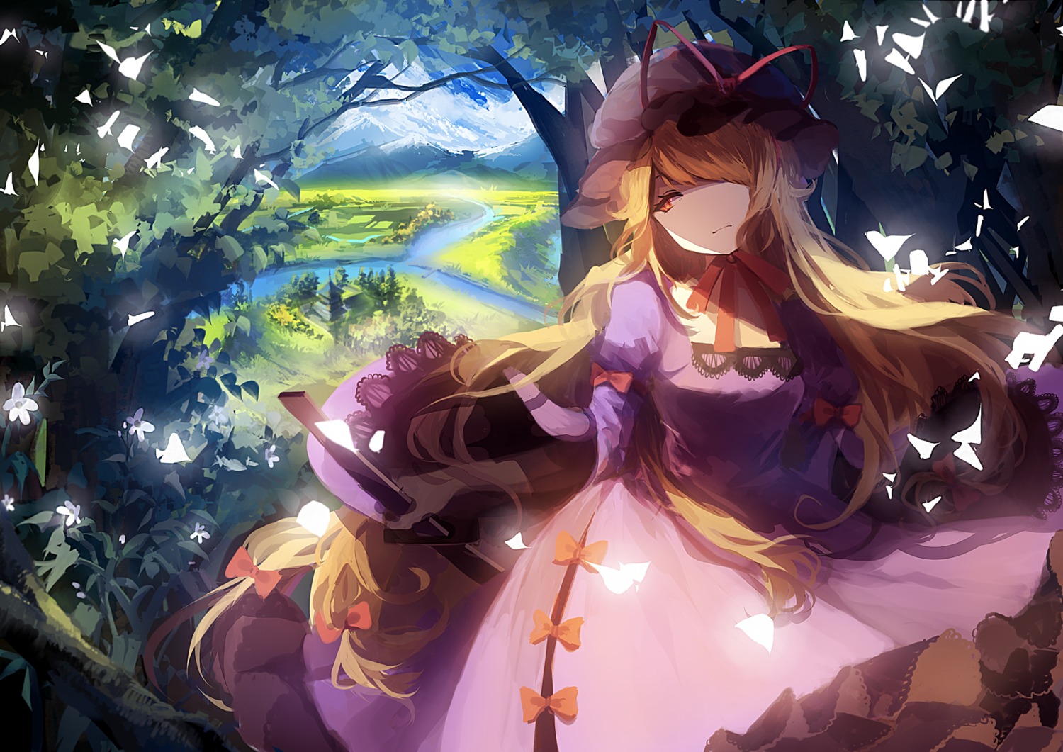dress, prophet_heart, touhou, yakumo_yukari