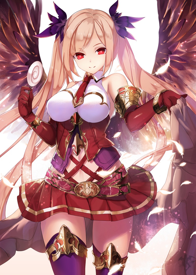 thighhighs, wings, yuuki_kira