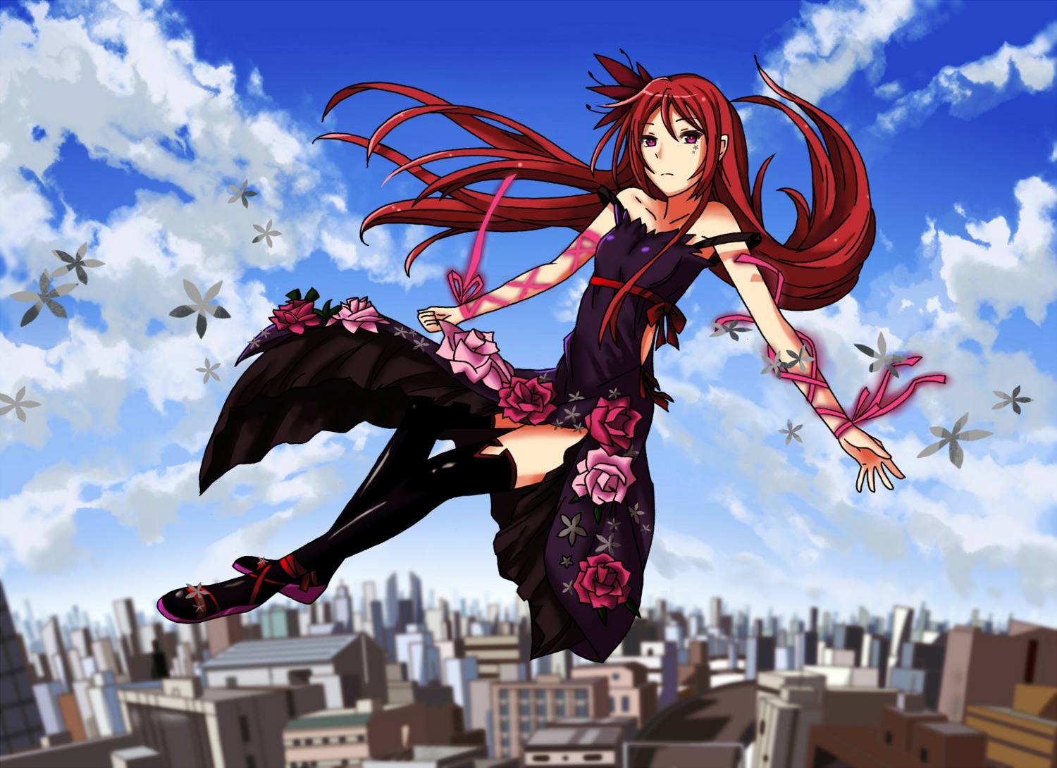 dress, egoist, thighhighs, zaregotodukainodesi
