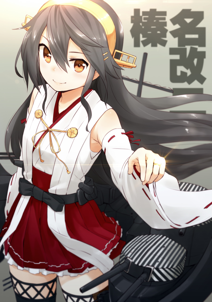 haruna_(kancolle), kantai_collection, nagian, thighhighs