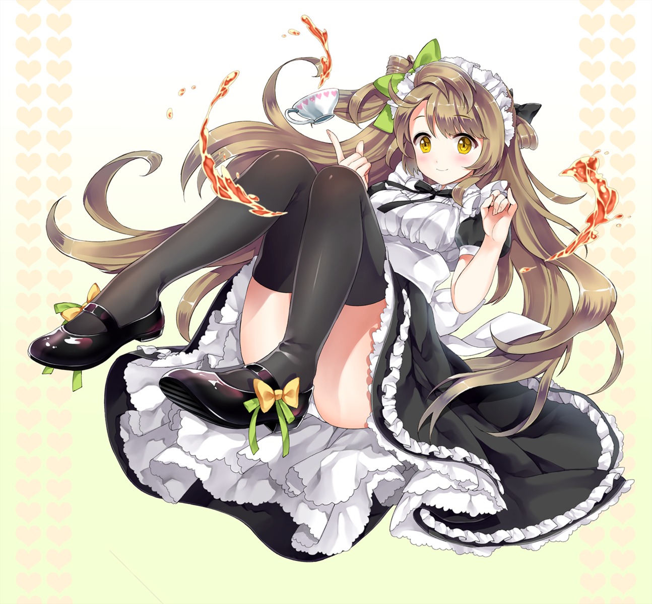 ice_(ice_aptx), love_live!, love_live!_(series), maid, minami_kotori, pantsu, thighhighs