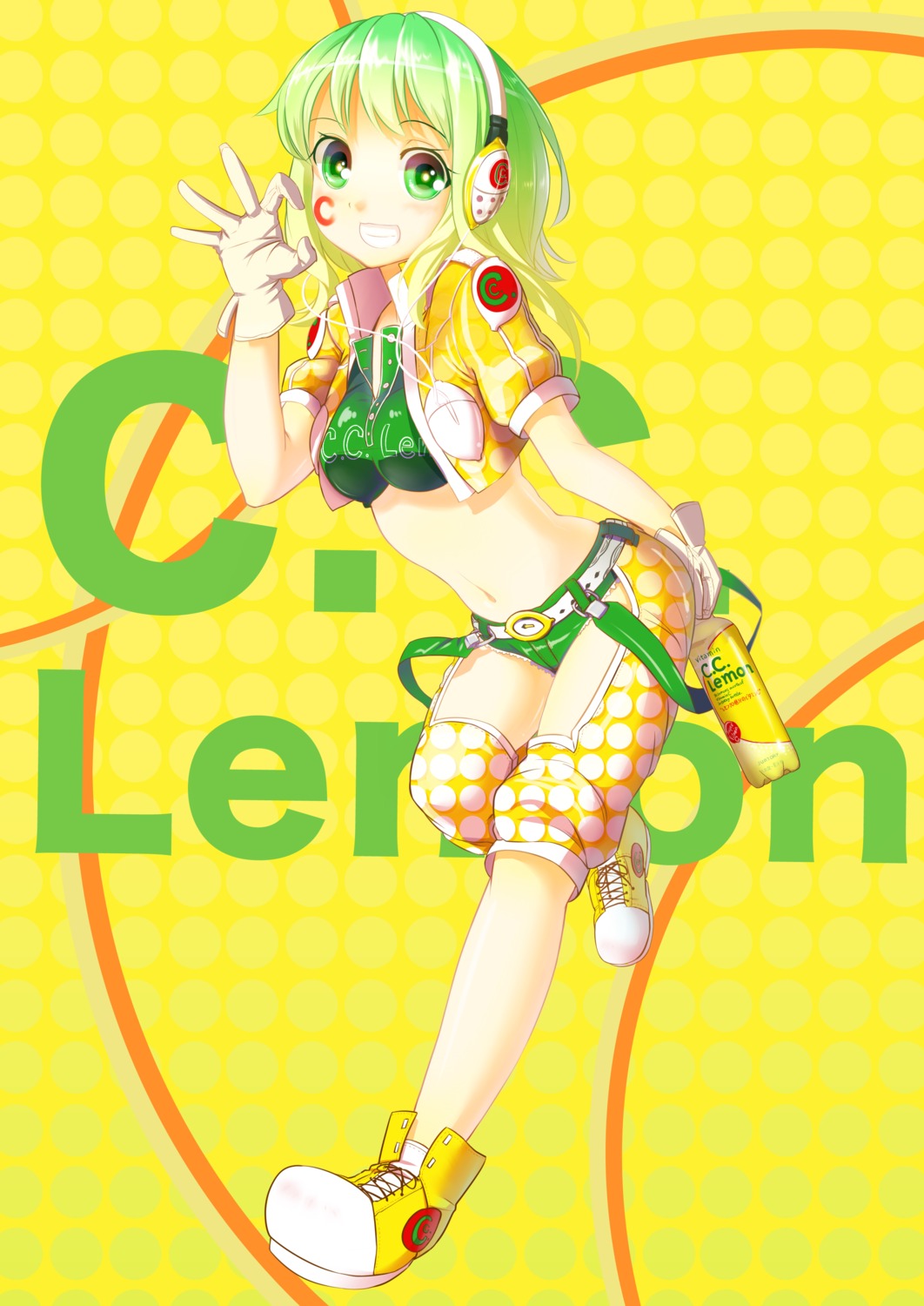 anthropomorphization, c.c._lemon, c.c._lemon_(character), headphones, iltusa