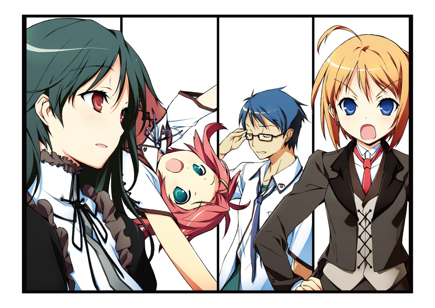 crossdress, dress, gothic_lolita, kikuchi_seiji, konoe_subaru, lolita_fashion, mayo_chiki!, megane
