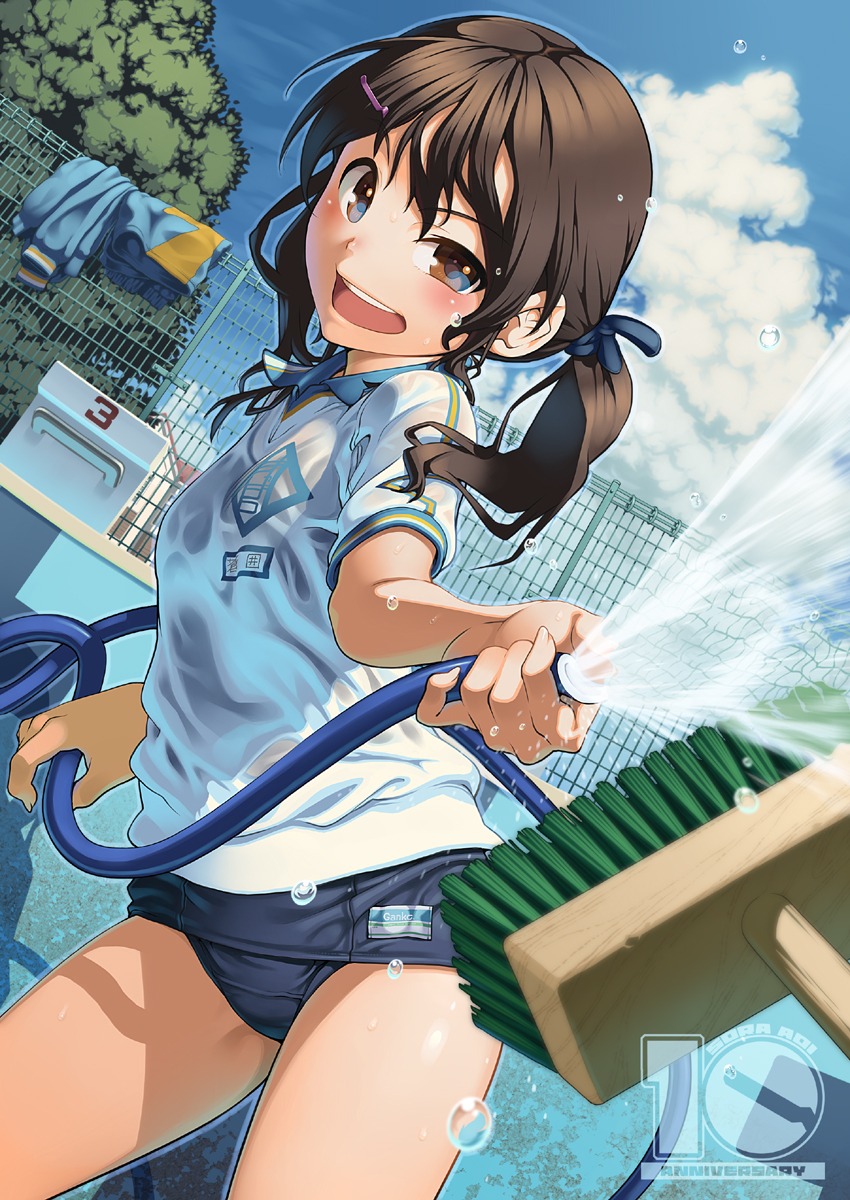 bottomless, pairan, school_swimsuit, swimsuits, wet_clothes
