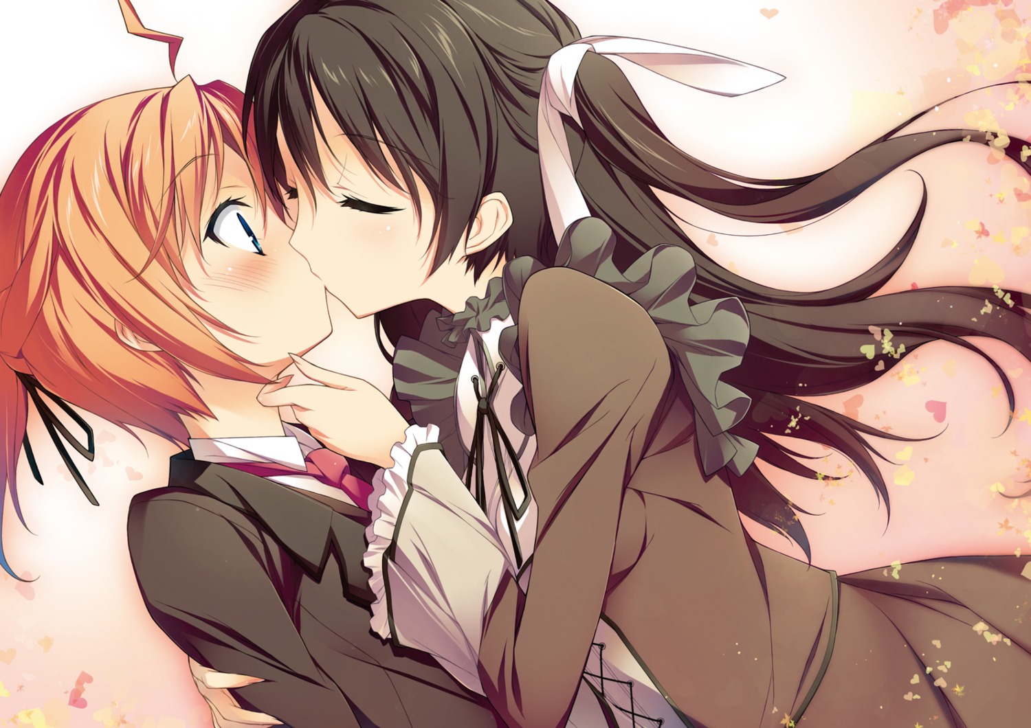 crossdress, dress, gothic_lolita, kikuchi_seiji, konoe_subaru, lolita_fashion, mayo_chiki!, suzutsuki_kanade, yuri