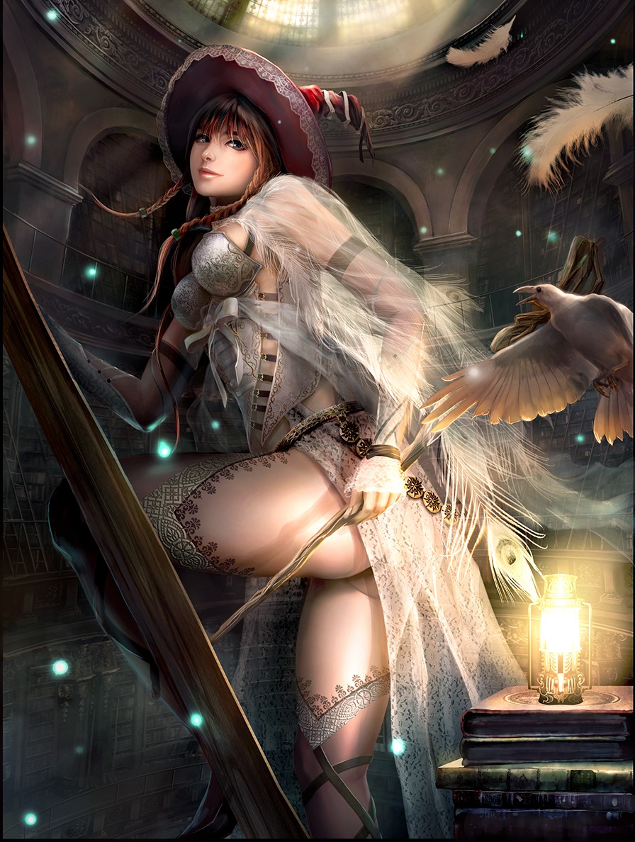 thighhighs, witch, yuizoh