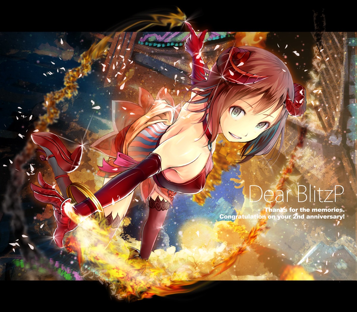 heels, horns, yae_(mono)