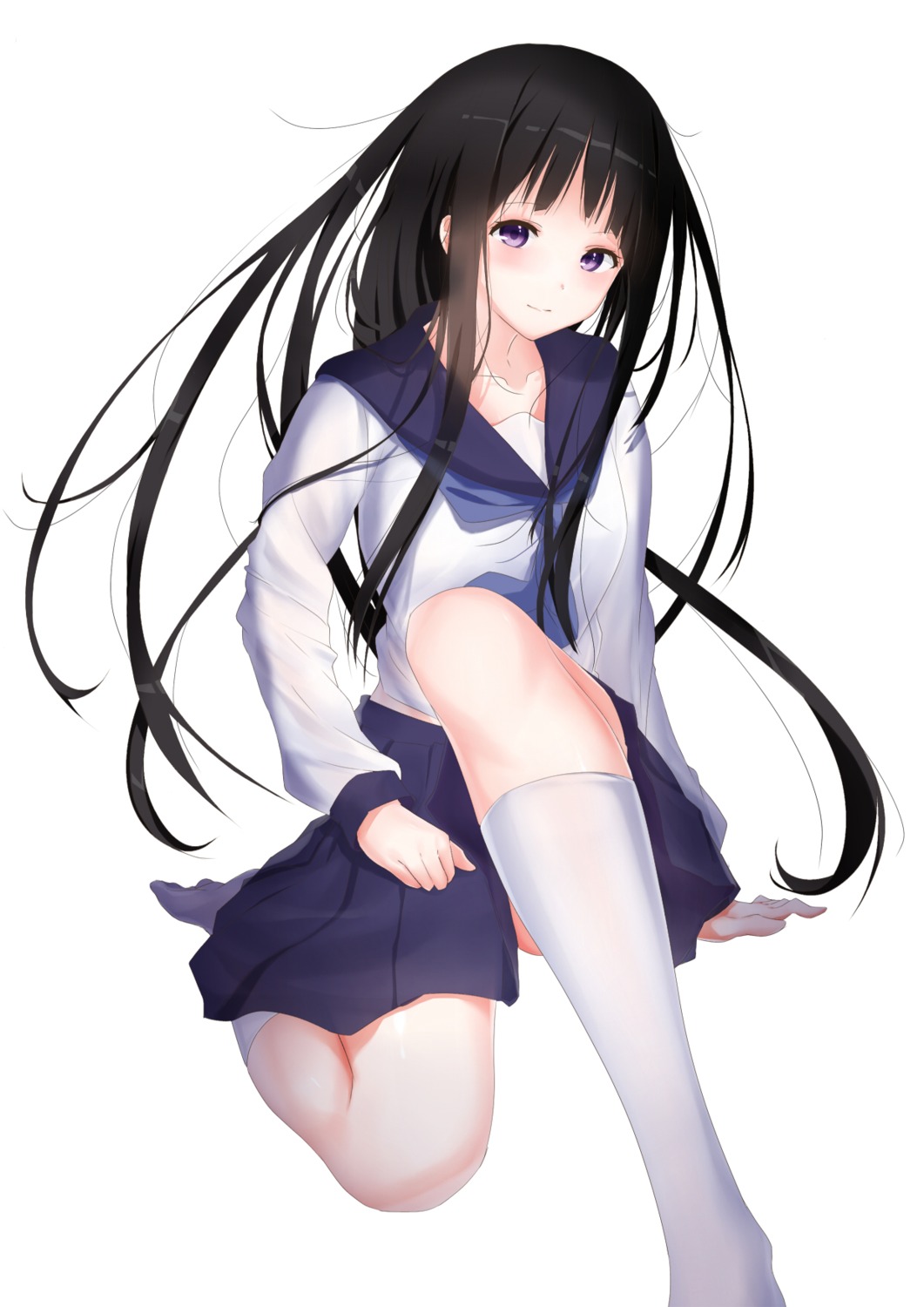 chitanda_eru, hyouka, seifuku, u.n.k.
