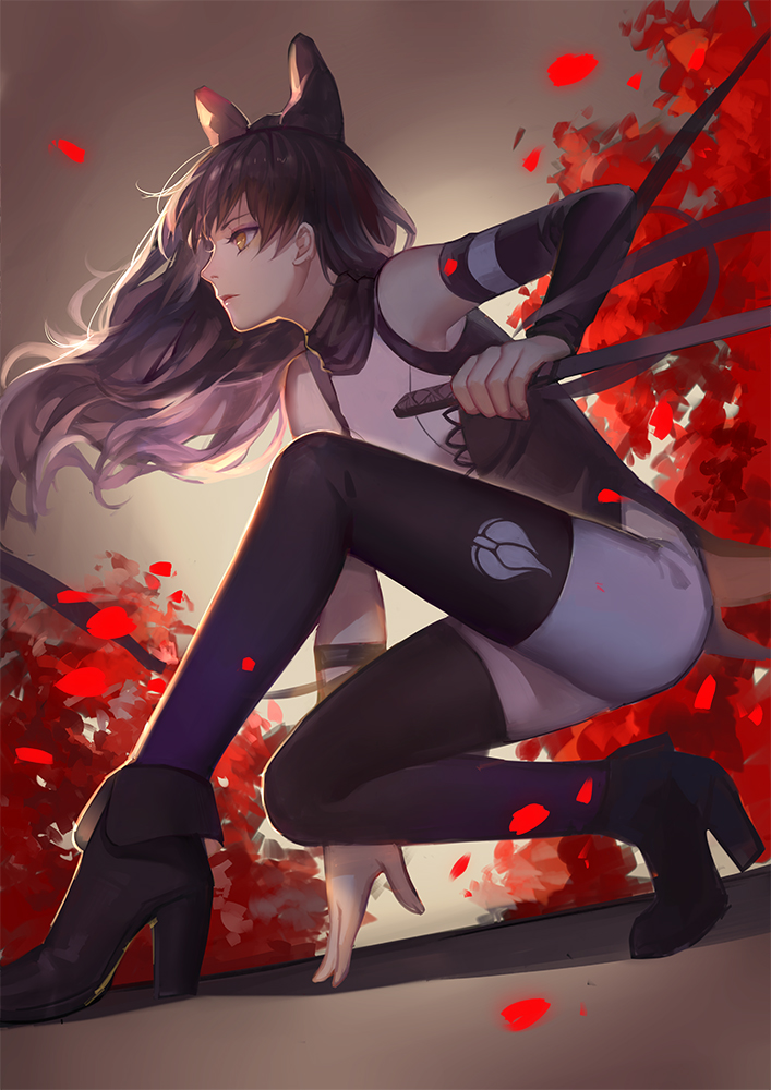 asukaziye, blake_belladonna, rwby, weapon