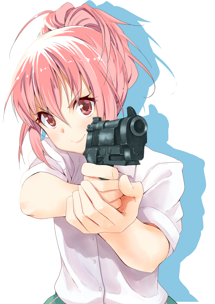 body_mahattaya_ginga, gun, sabagebu!, sonokawa_momoka, weapon