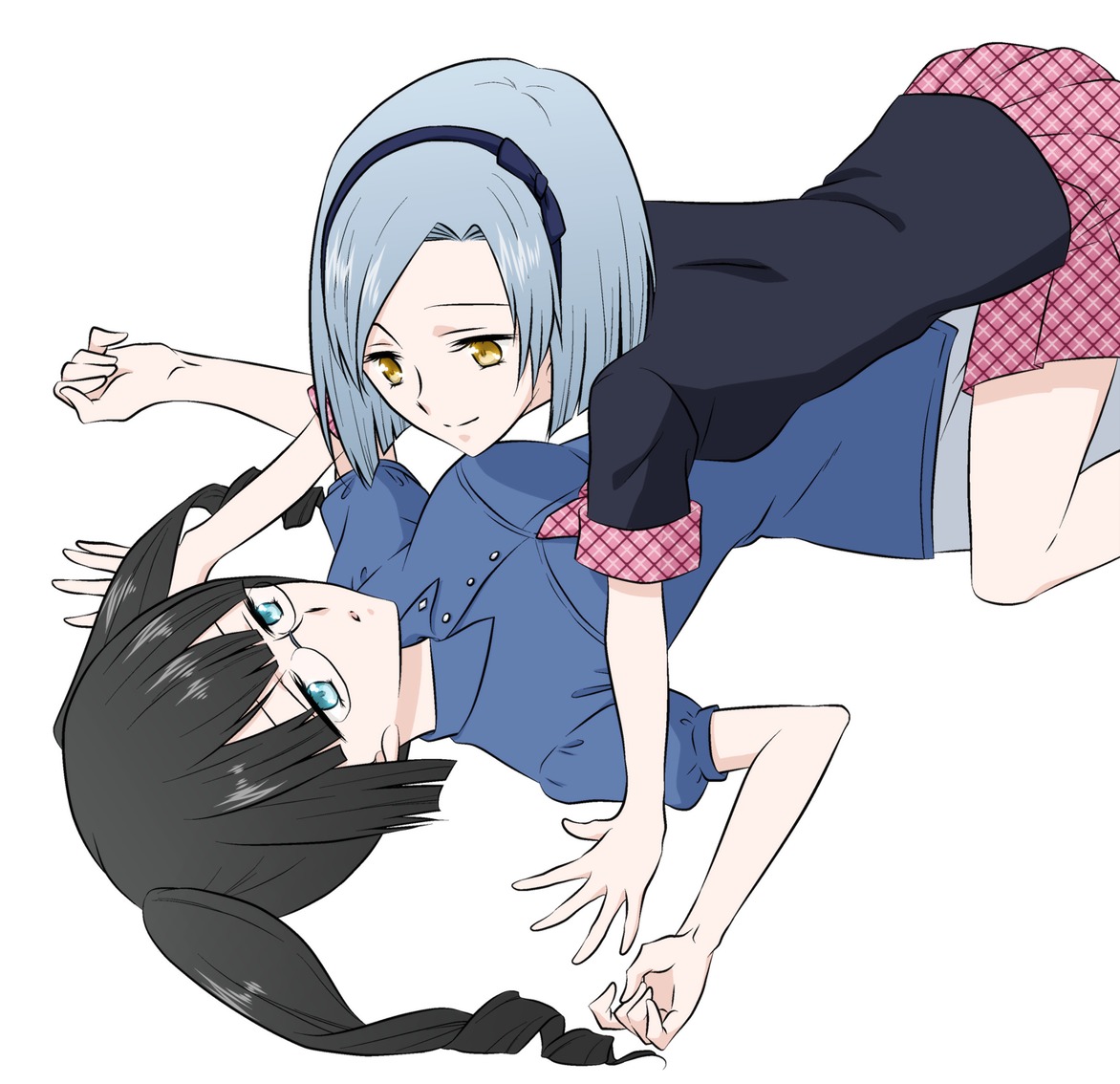 akuma_no_riddle, kaminaga_kouko, megane, shuto_suzu, yoshii_udon, yuri