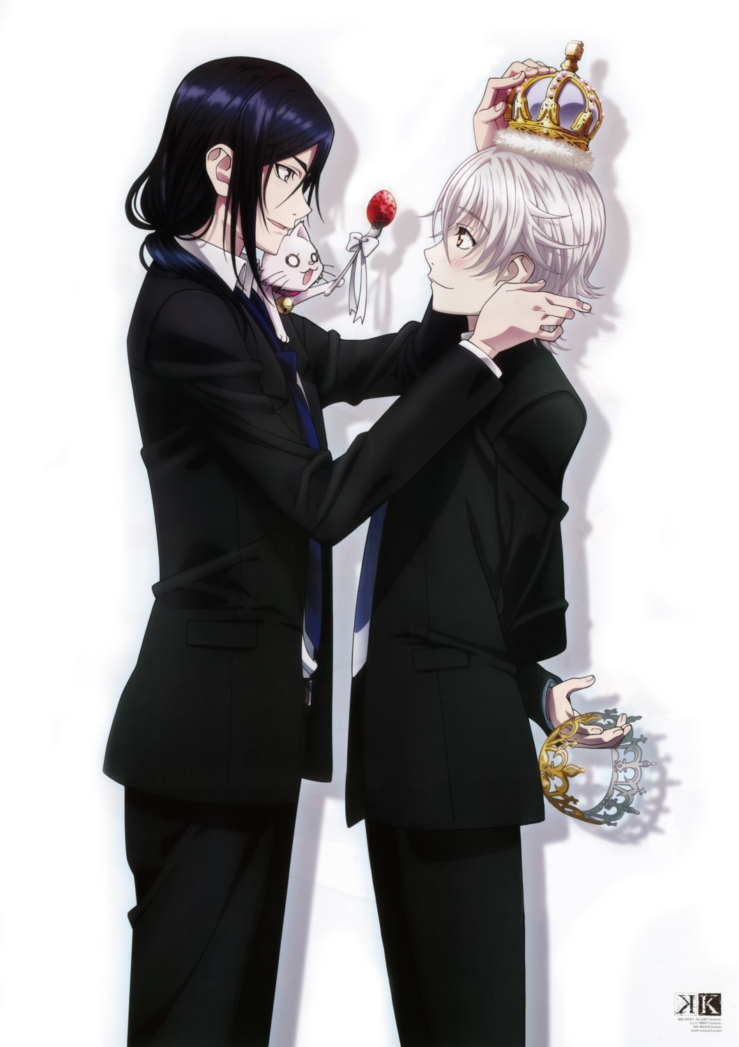 isana_yashiro, k, male, neko, uchida_takayuki, yatogami_kuroh