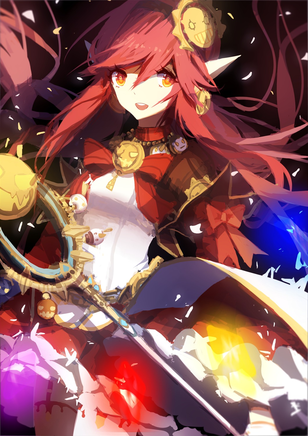 dress, dungeon_fighter, female_mage_(dnf), pointy_ears, prophet_heart