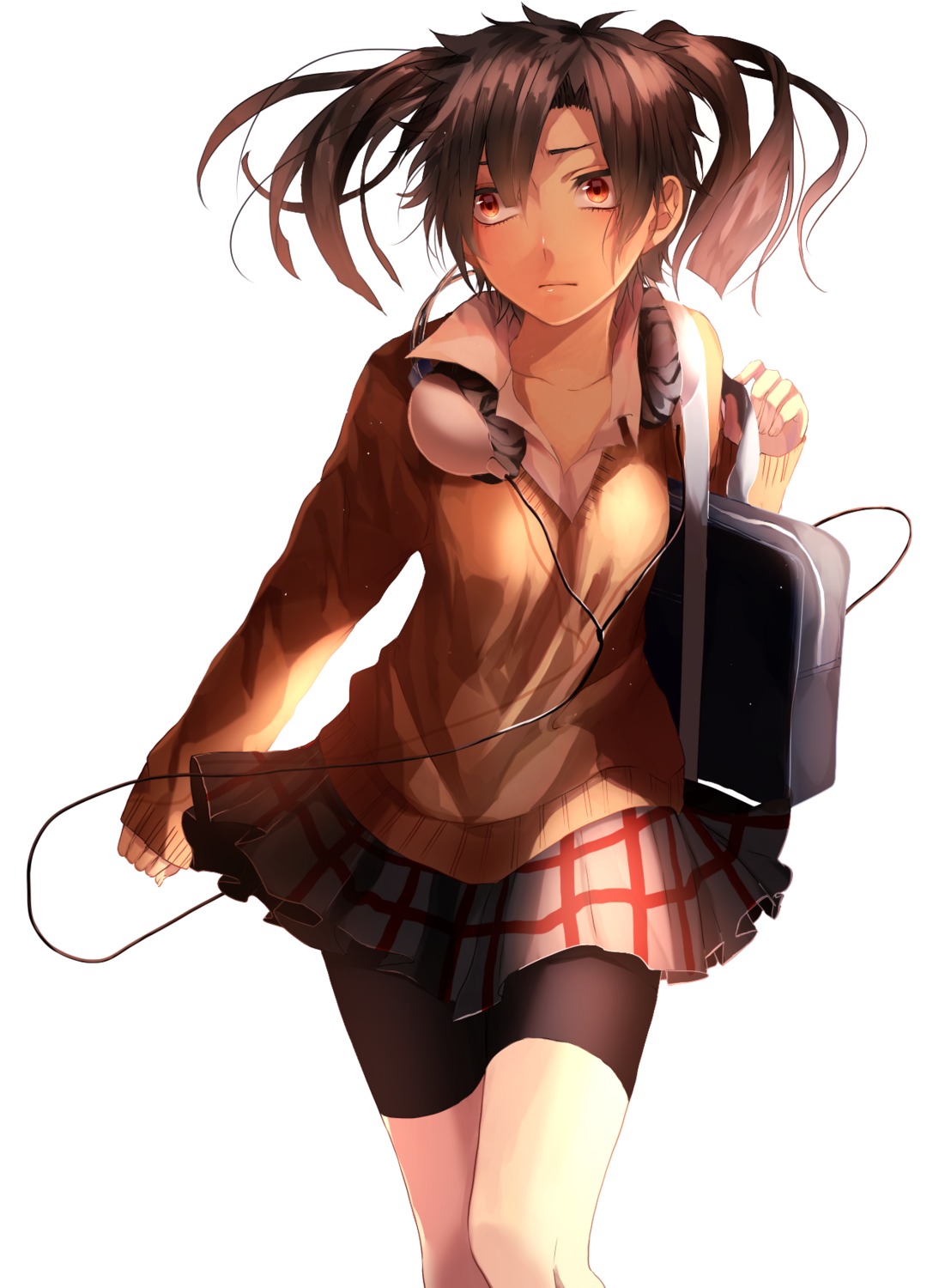 bike_shorts, enomoto_takane, headphones, kagerou_project, mekakucity_actors, ri-rihoo