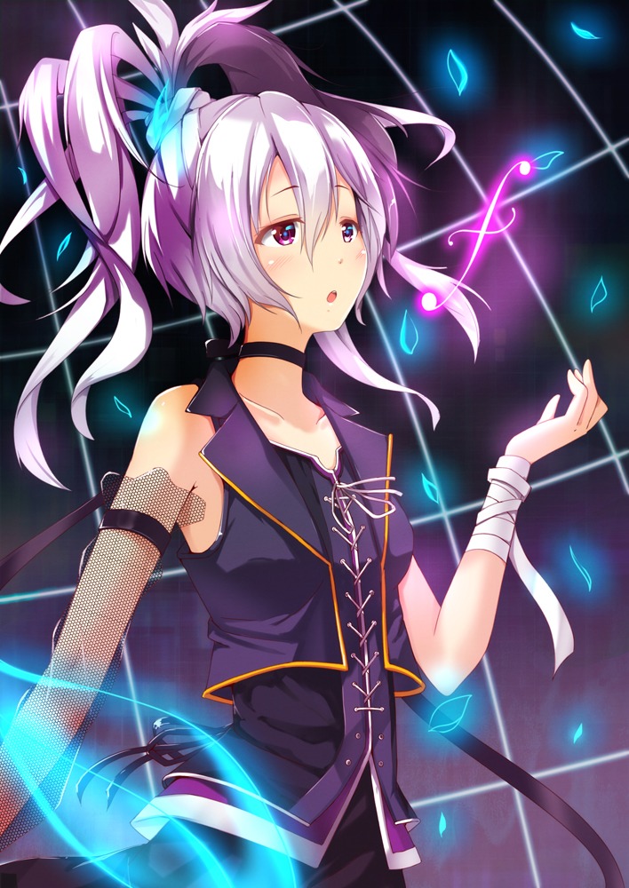 bandages, flower_(vocaloid), ok-ray, vocaloid