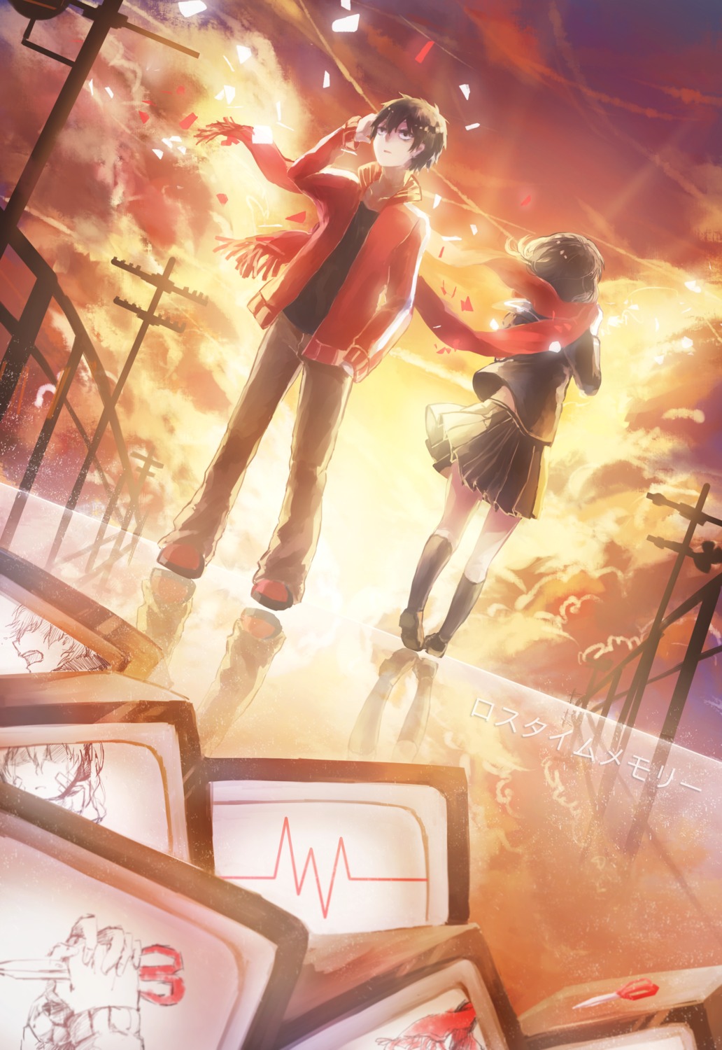 domik, kagerou_project, kisaragi_shintarou, seifuku, tateyama_ayano