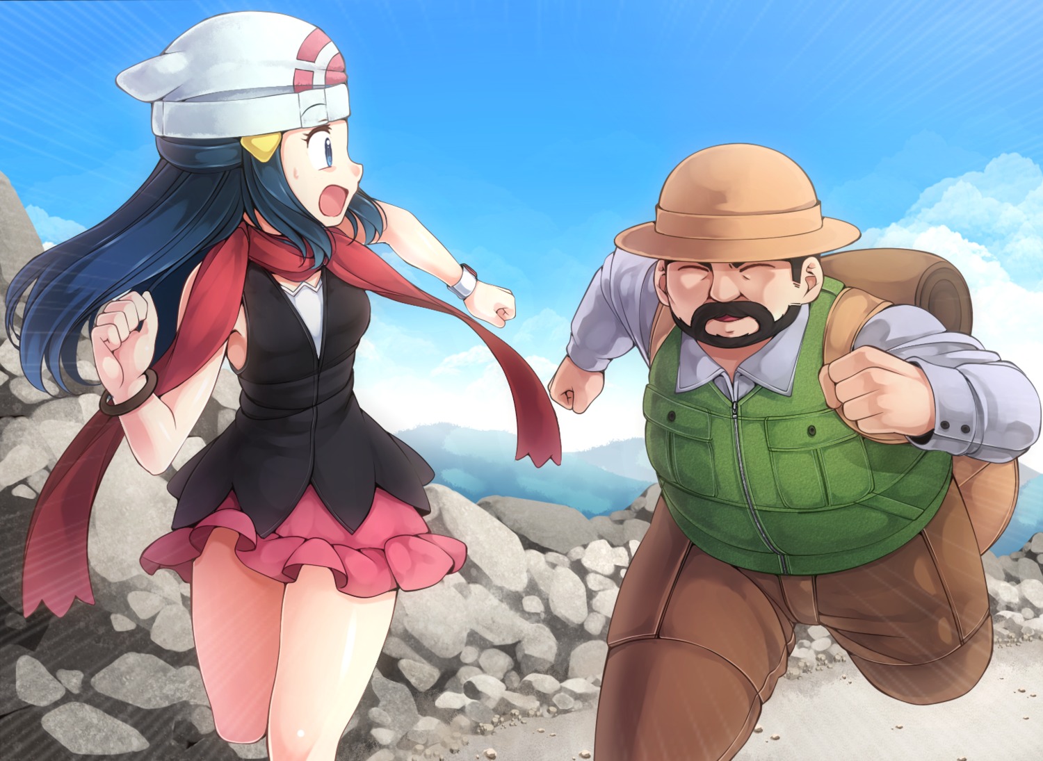 hikari_(pokemon), komitsu, pokemon, pokemon_bdsp, pokemon_dppt