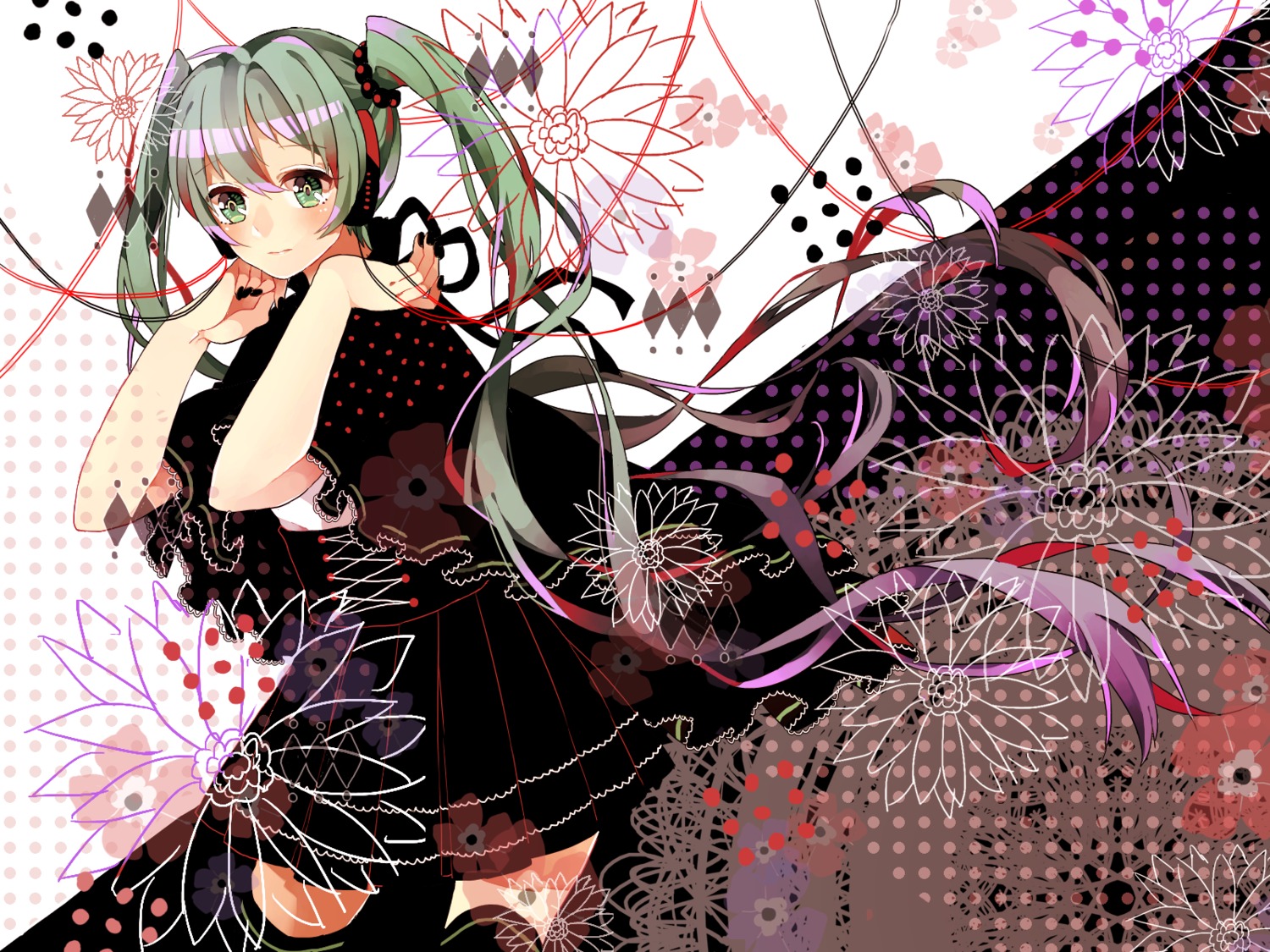 hatsune_miku, tagme_artist_translation, thighhighs, vocaloid, イオ