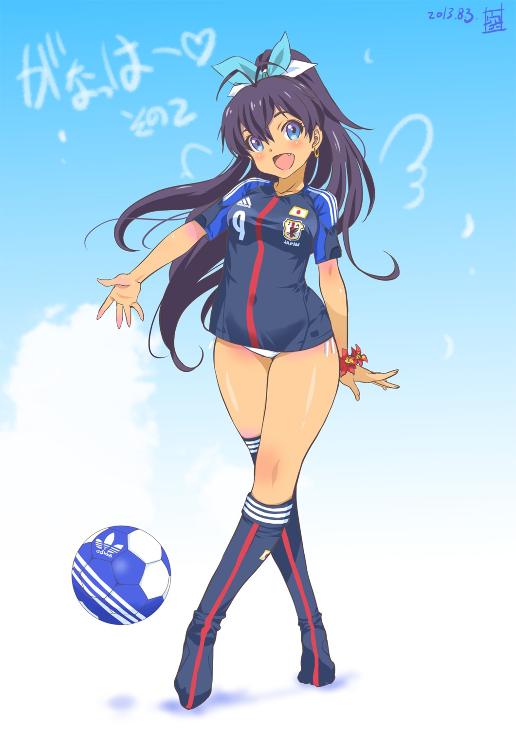 ganaha_hibiki, inoue_sora, soccer, the_idolm@ster
