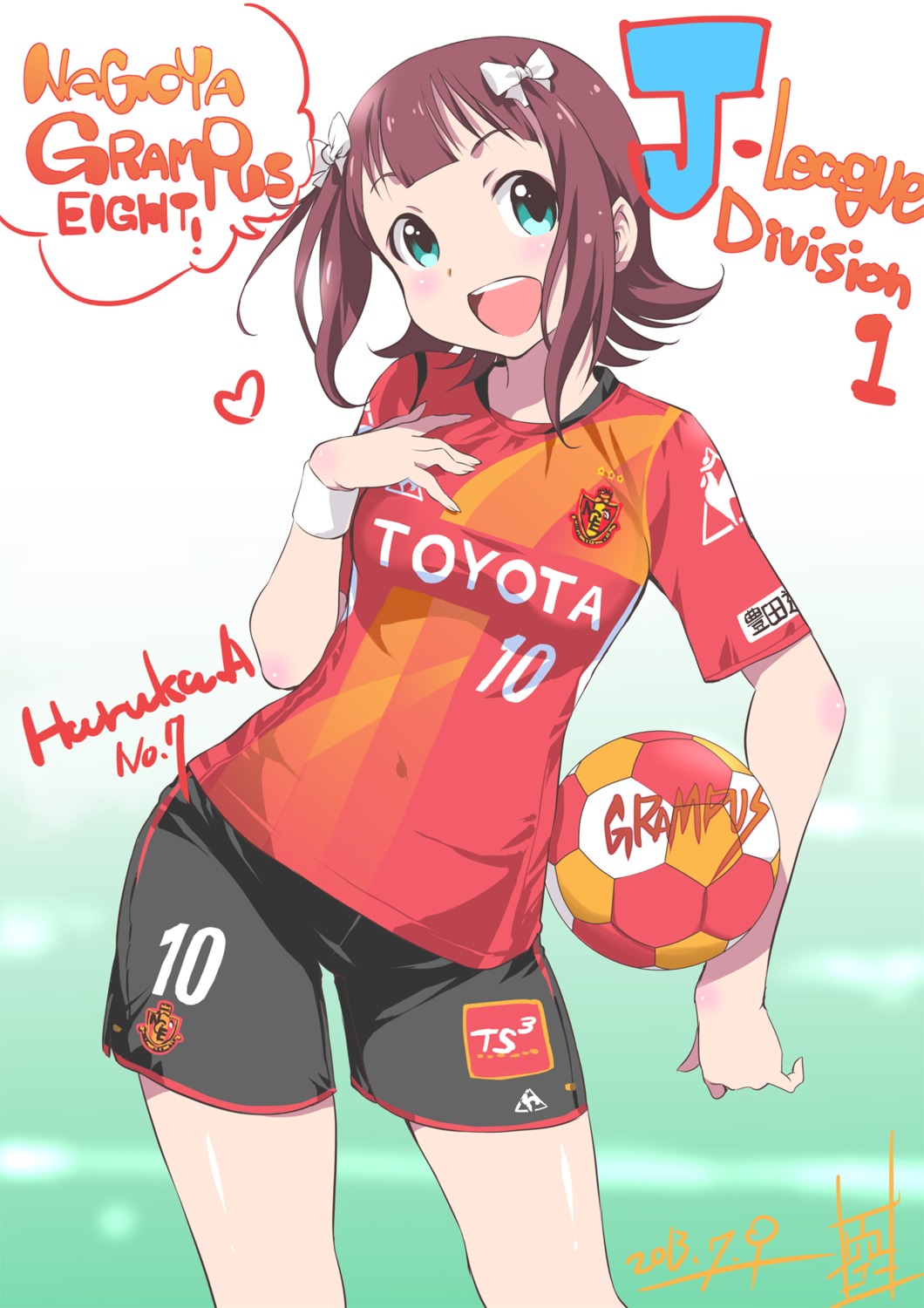 amami_haruka, inoue_sora, soccer, the_idolm@ster