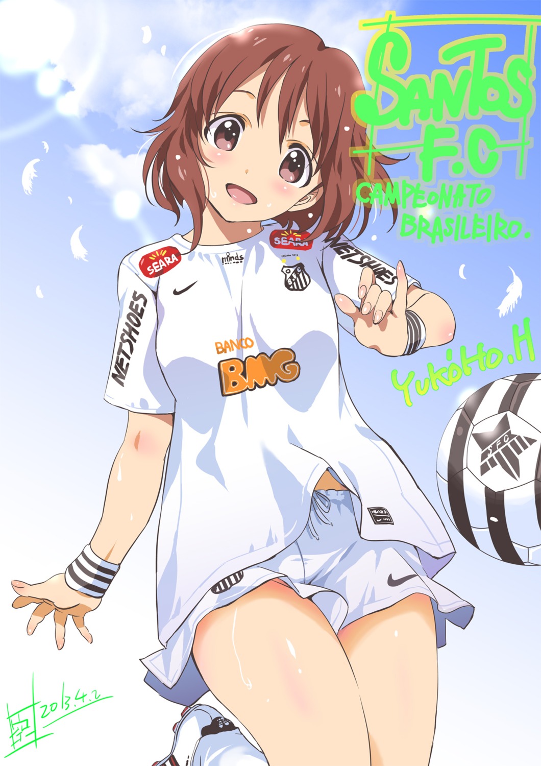 hagiwara_yukiho, inoue_sora, soccer, the_idolm@ster