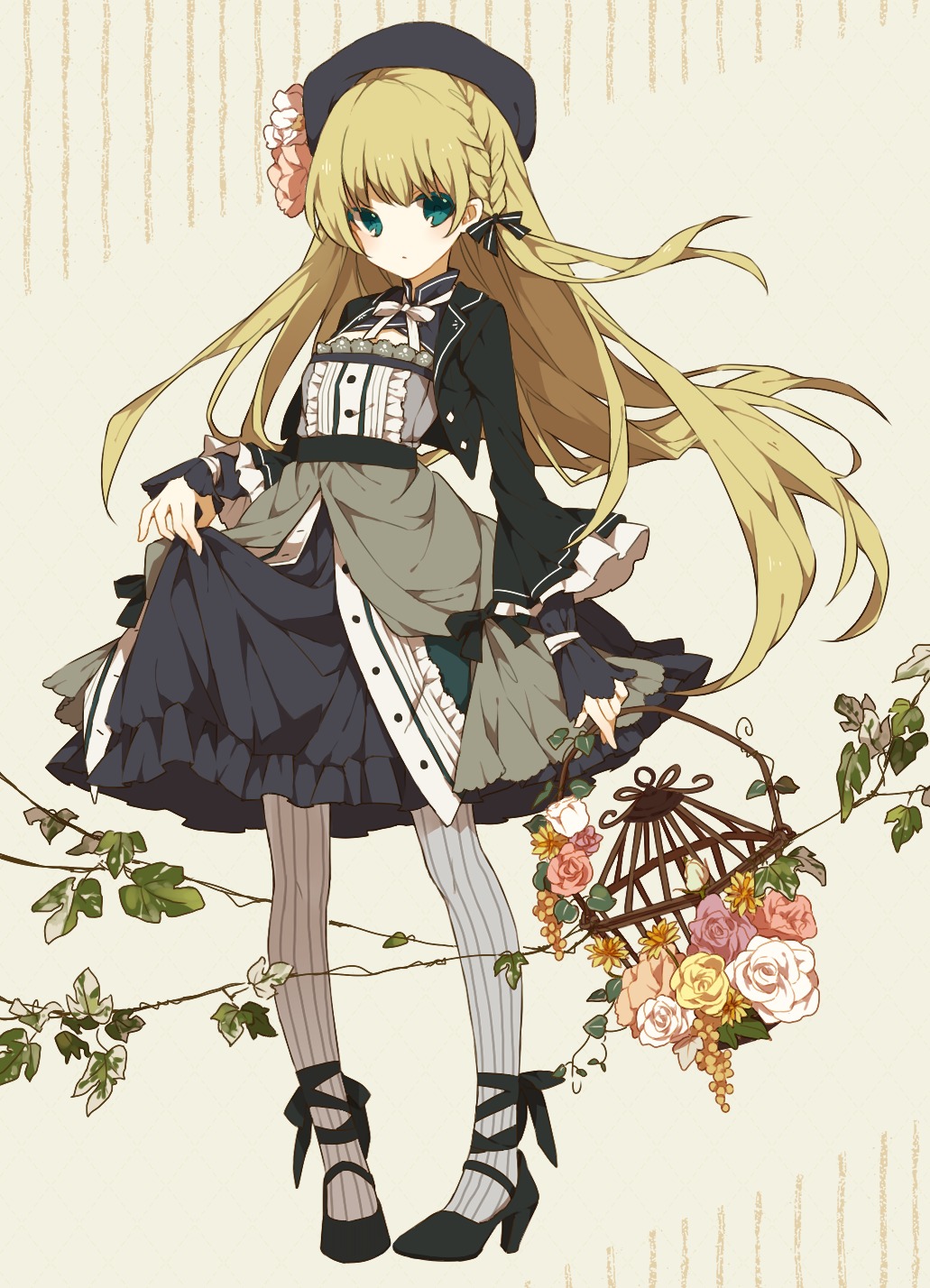 dress, lolita_fashion, nobuyo_ninomiya, pantyhose