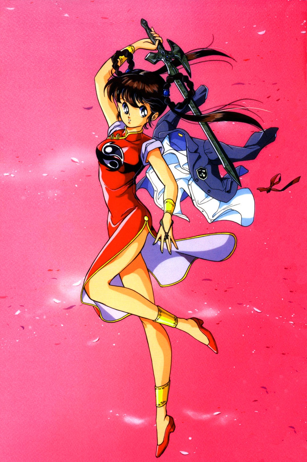 chinadress, mamono_hunter_youko, mano_youko, sword