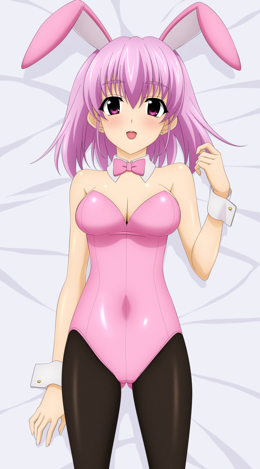 animal_ears, bunny_ears, bunny_girl, cleavage, over_drive, pantyhose, wave_ride