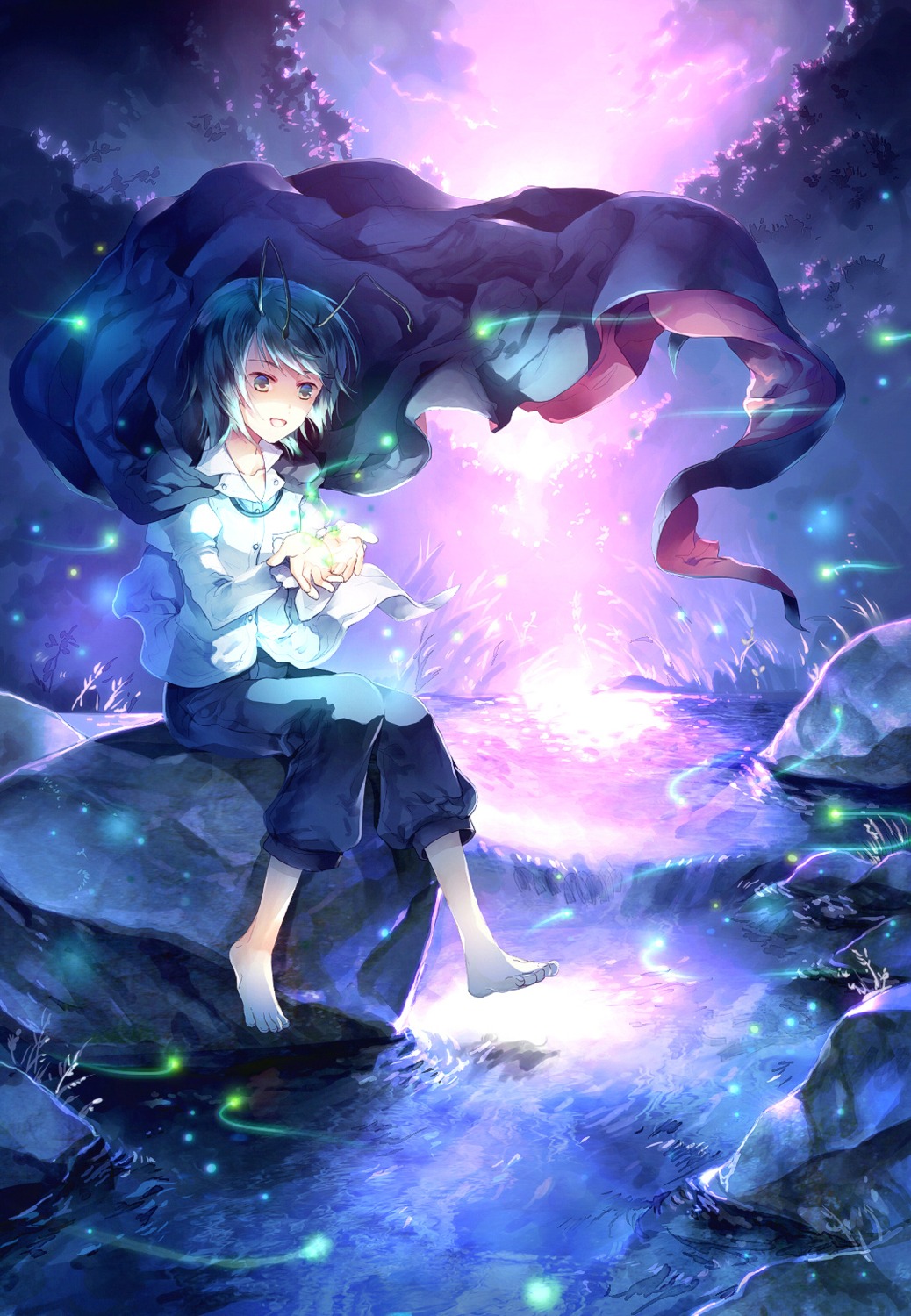 sunakumo, touhou, wriggle_nightbug